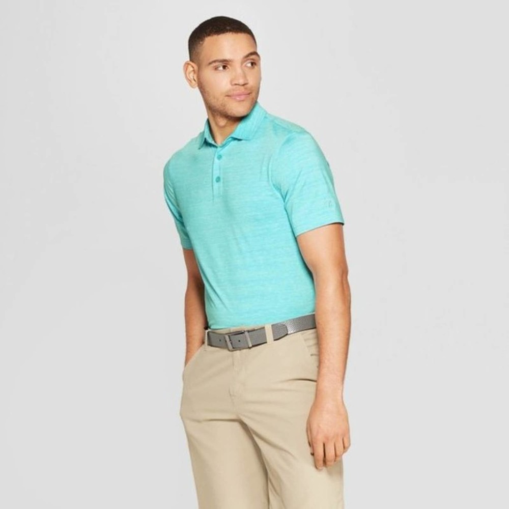 BNWT! C9 Champion Active Wear Golf Polo Shirt "Amazing Aqua" Color